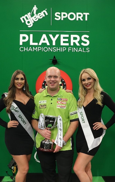Players Championship hat-trick for Van Gerwen